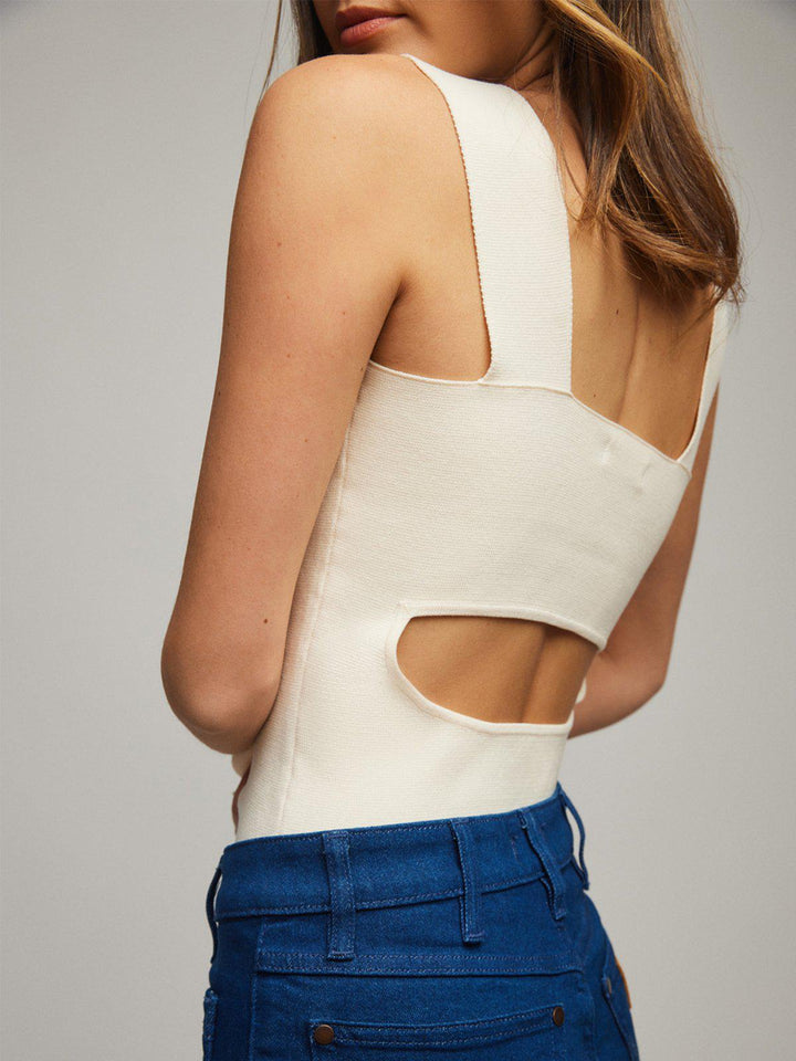 square-neck tank top for women