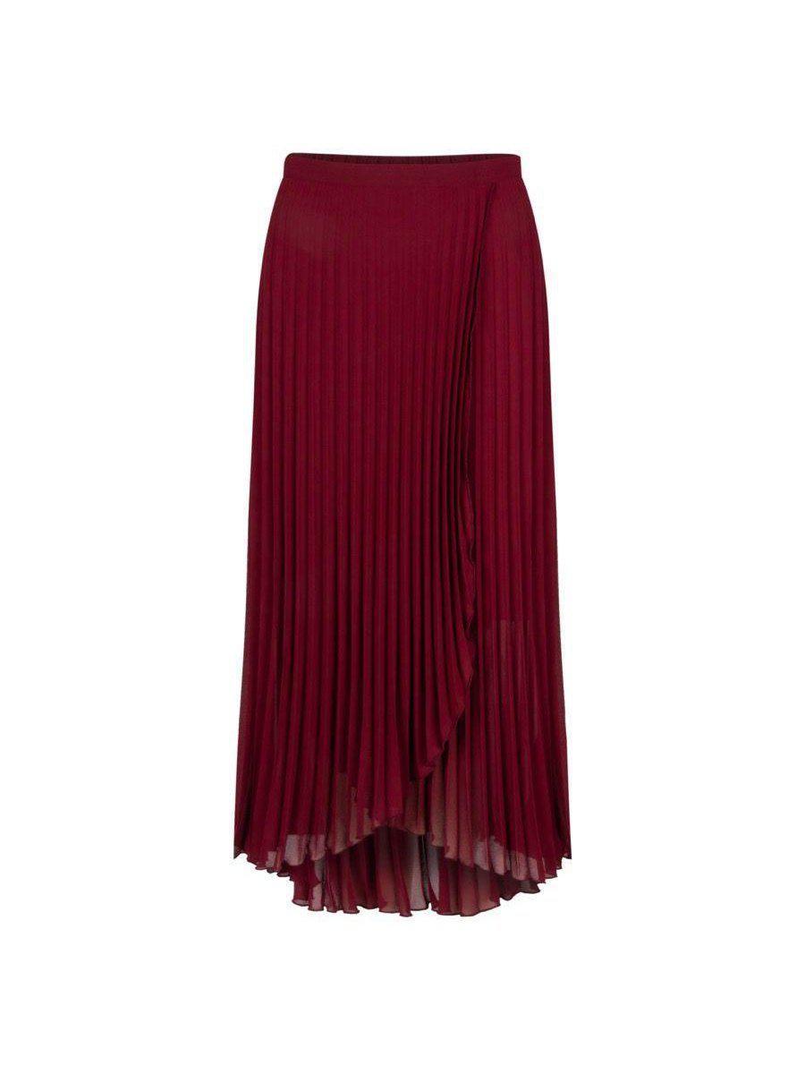 pleated midi dress for women