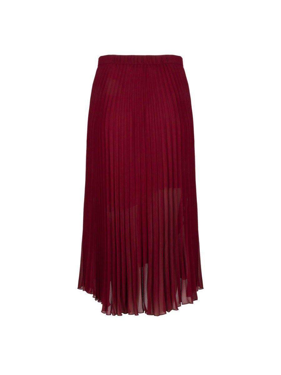 pleated midi dress for women