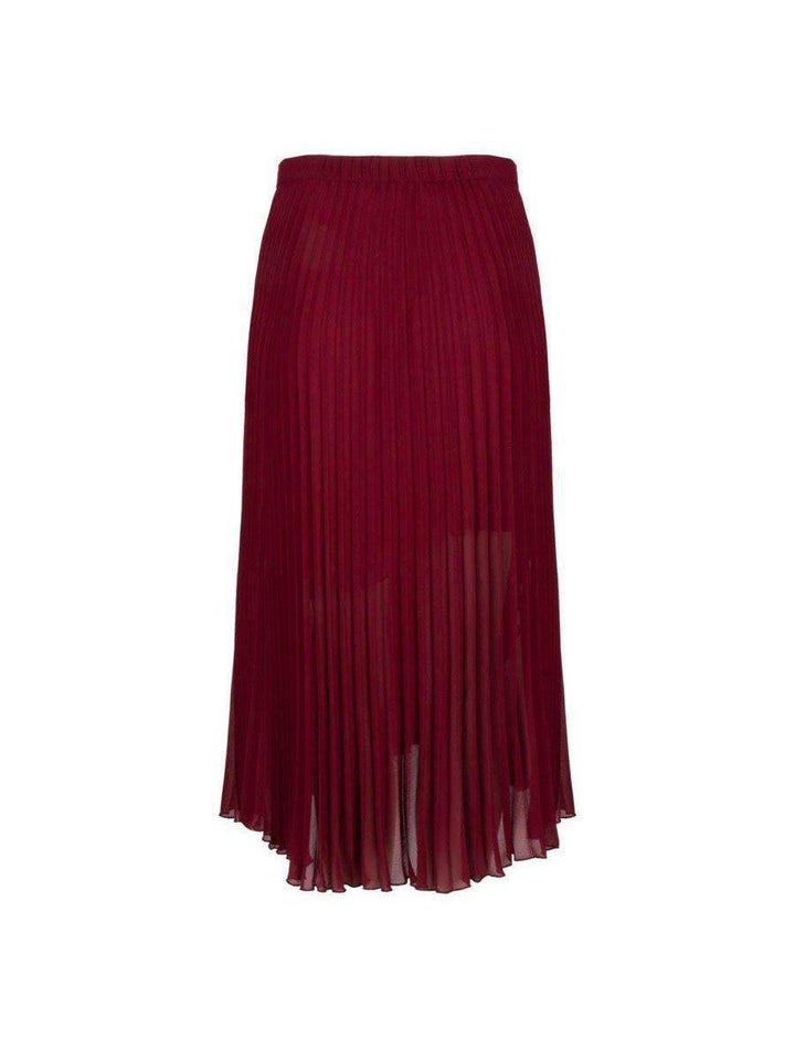 pleated midi dress for women