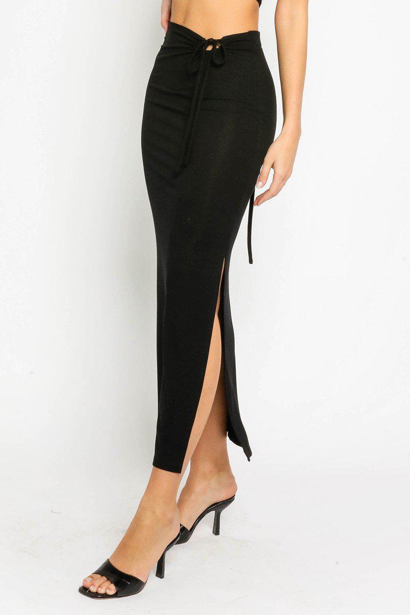ribbed knit midi dress for women