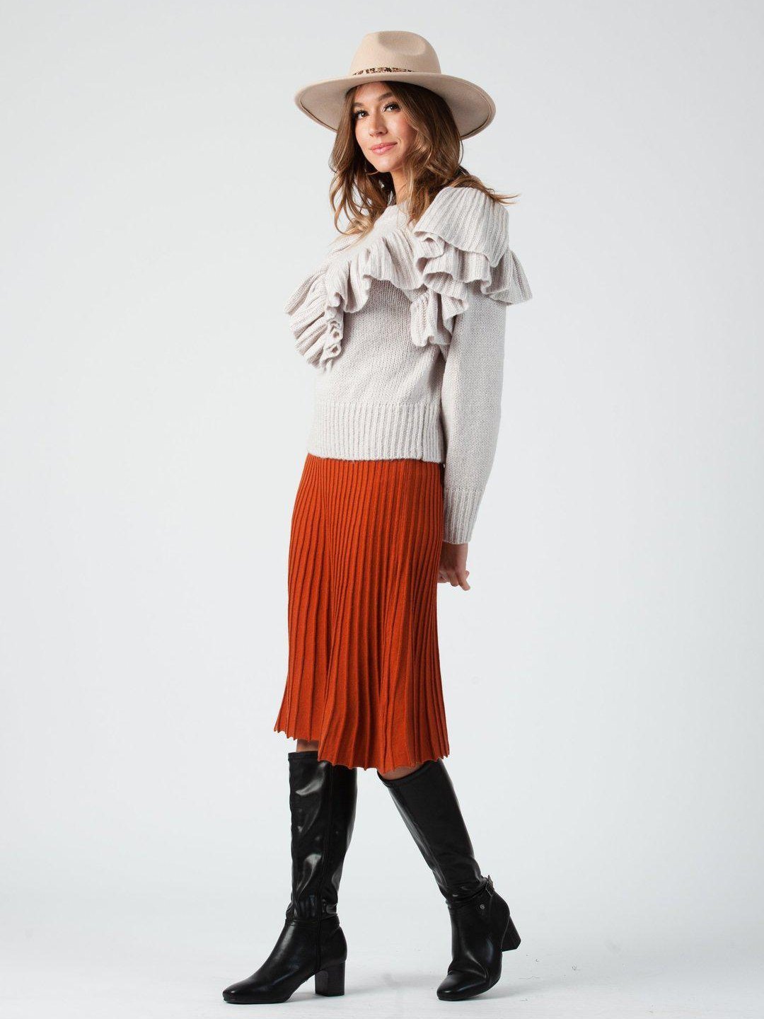 pleated skirt for women