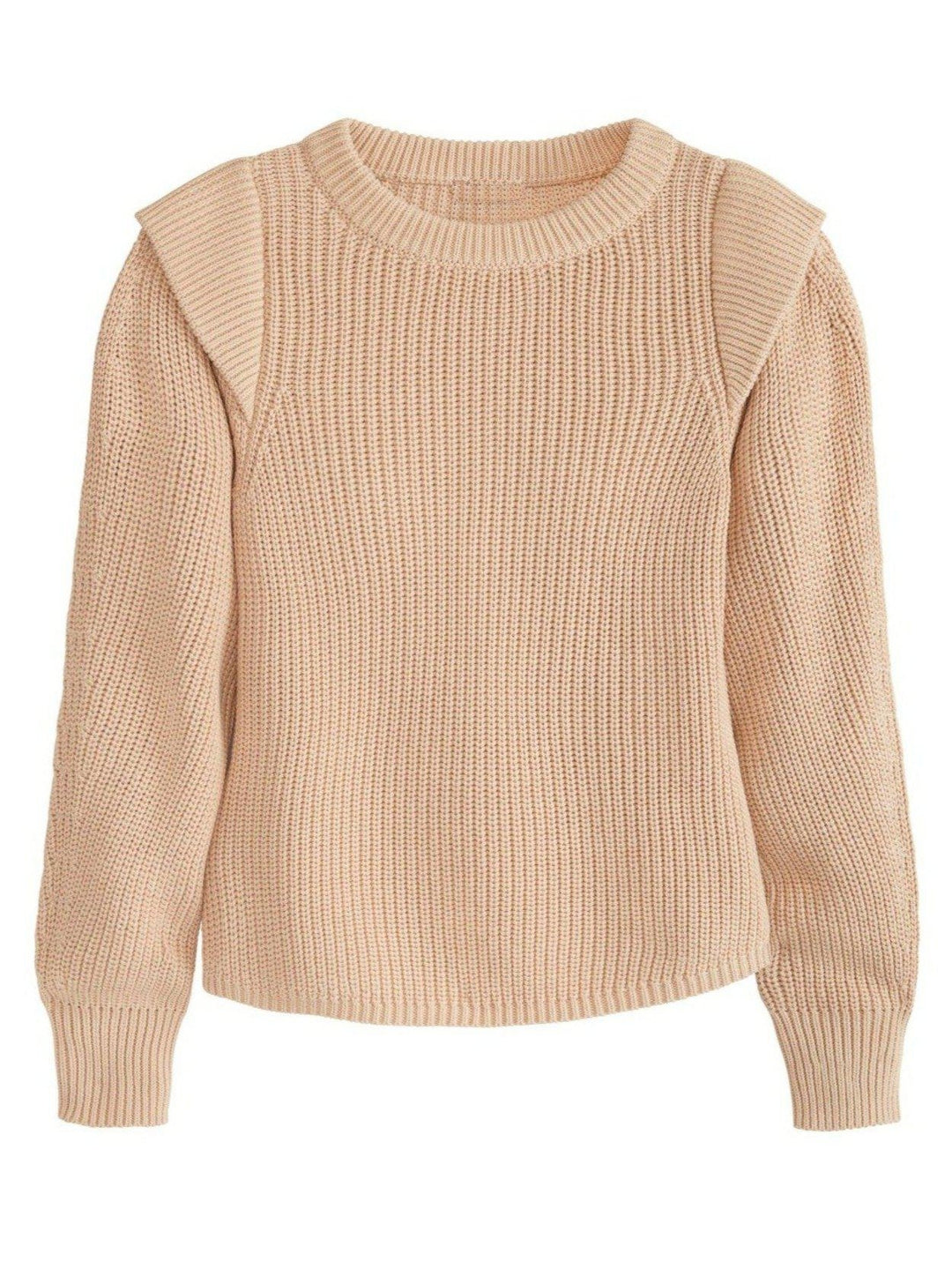 tan knit top for women